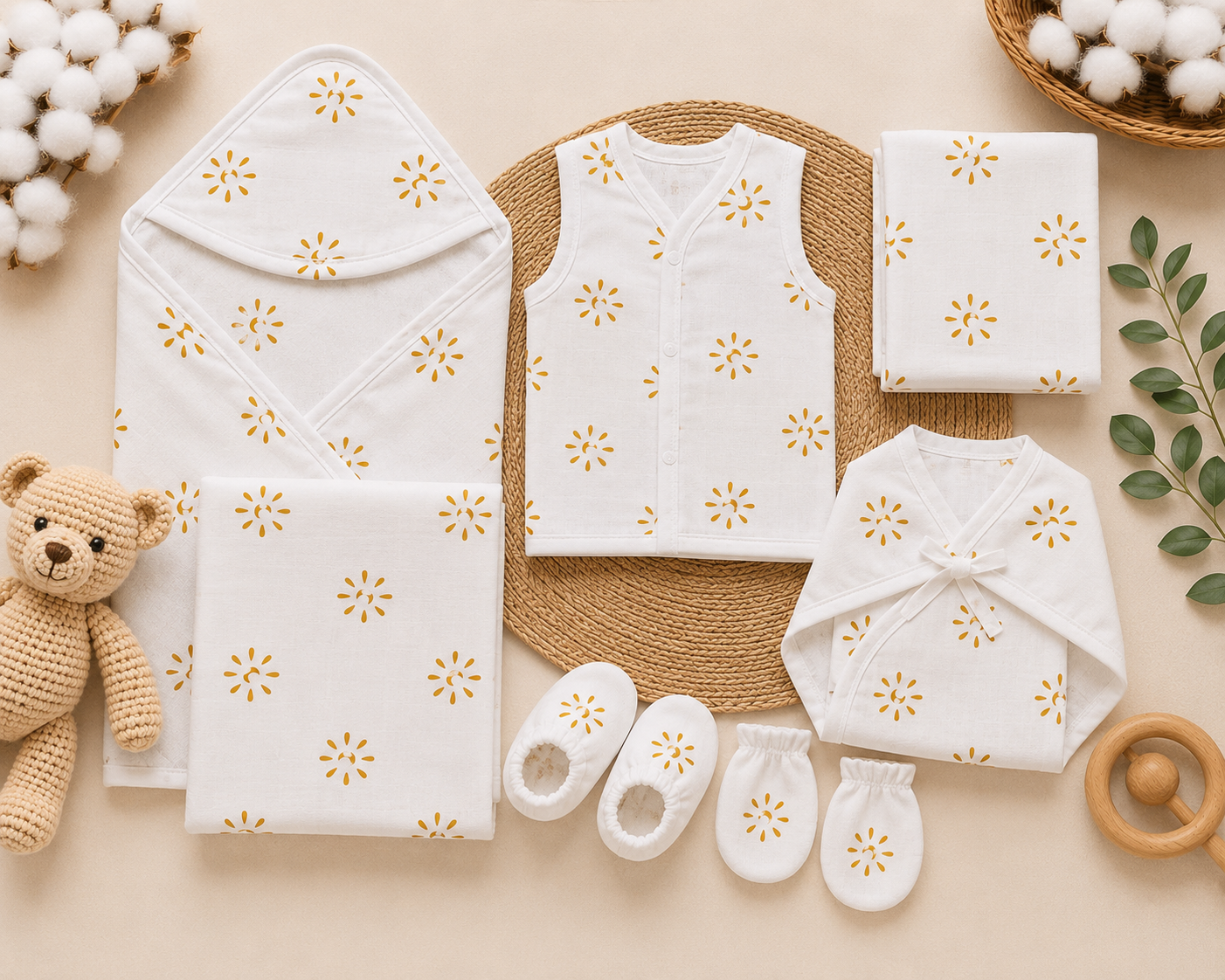 Complete Newborn Essentials Kit – Sunshine Bloom