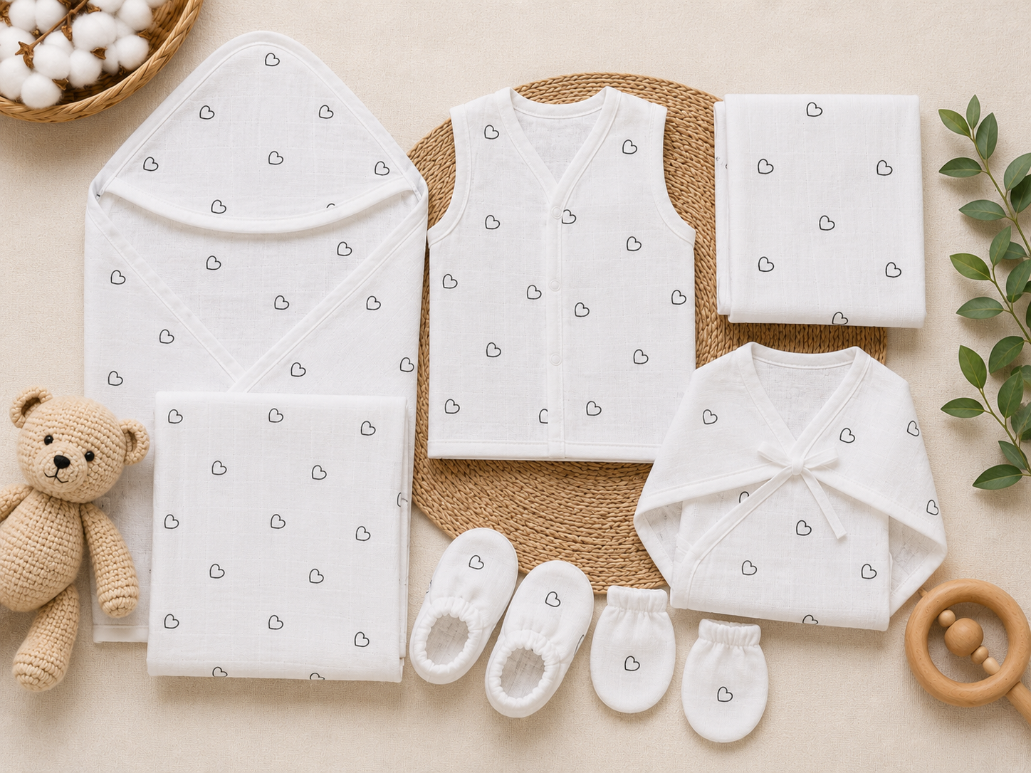 Complete Newborn Essentials Kit – Tiny Hearts