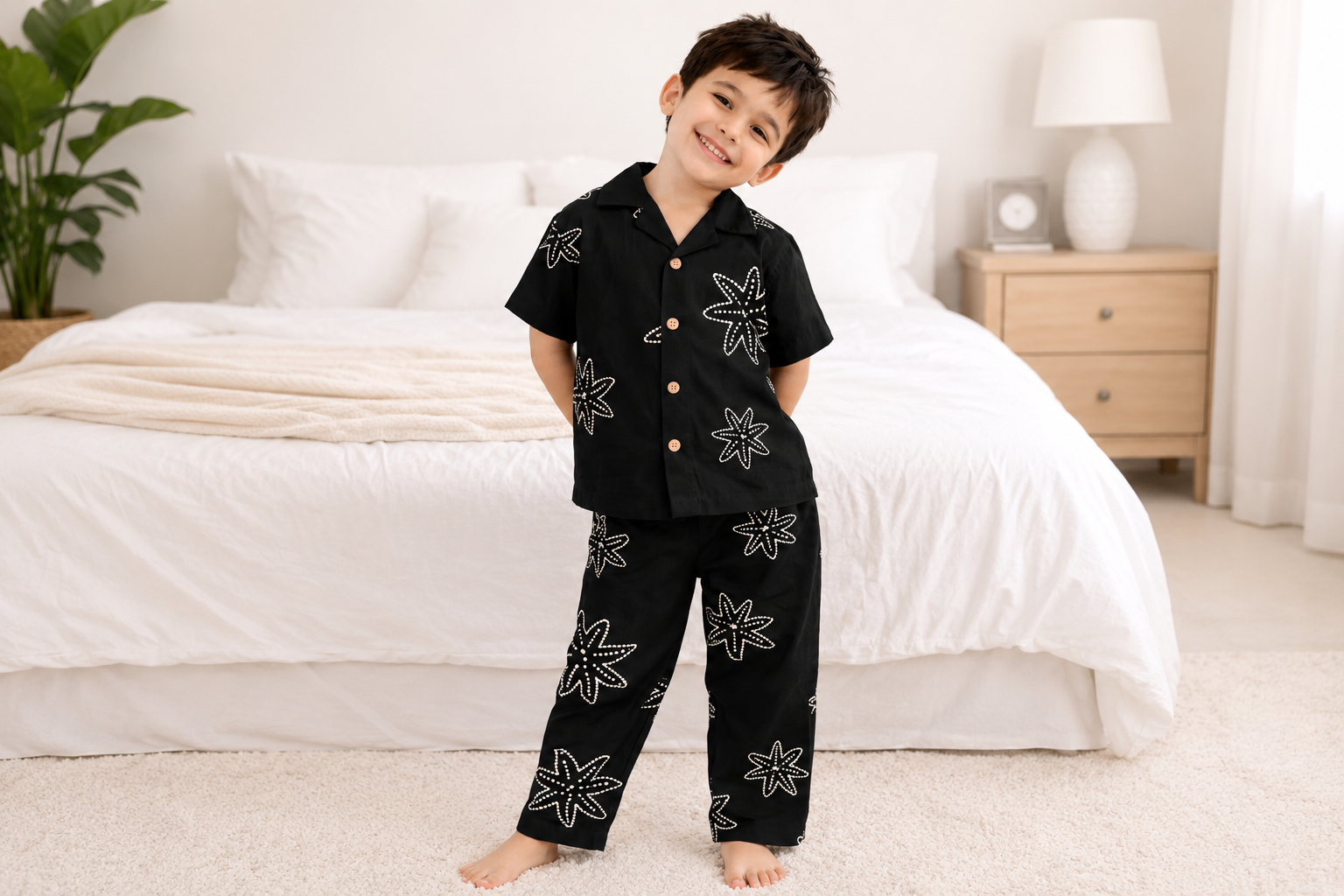 Midnight Muse Muslin Pyjama Set