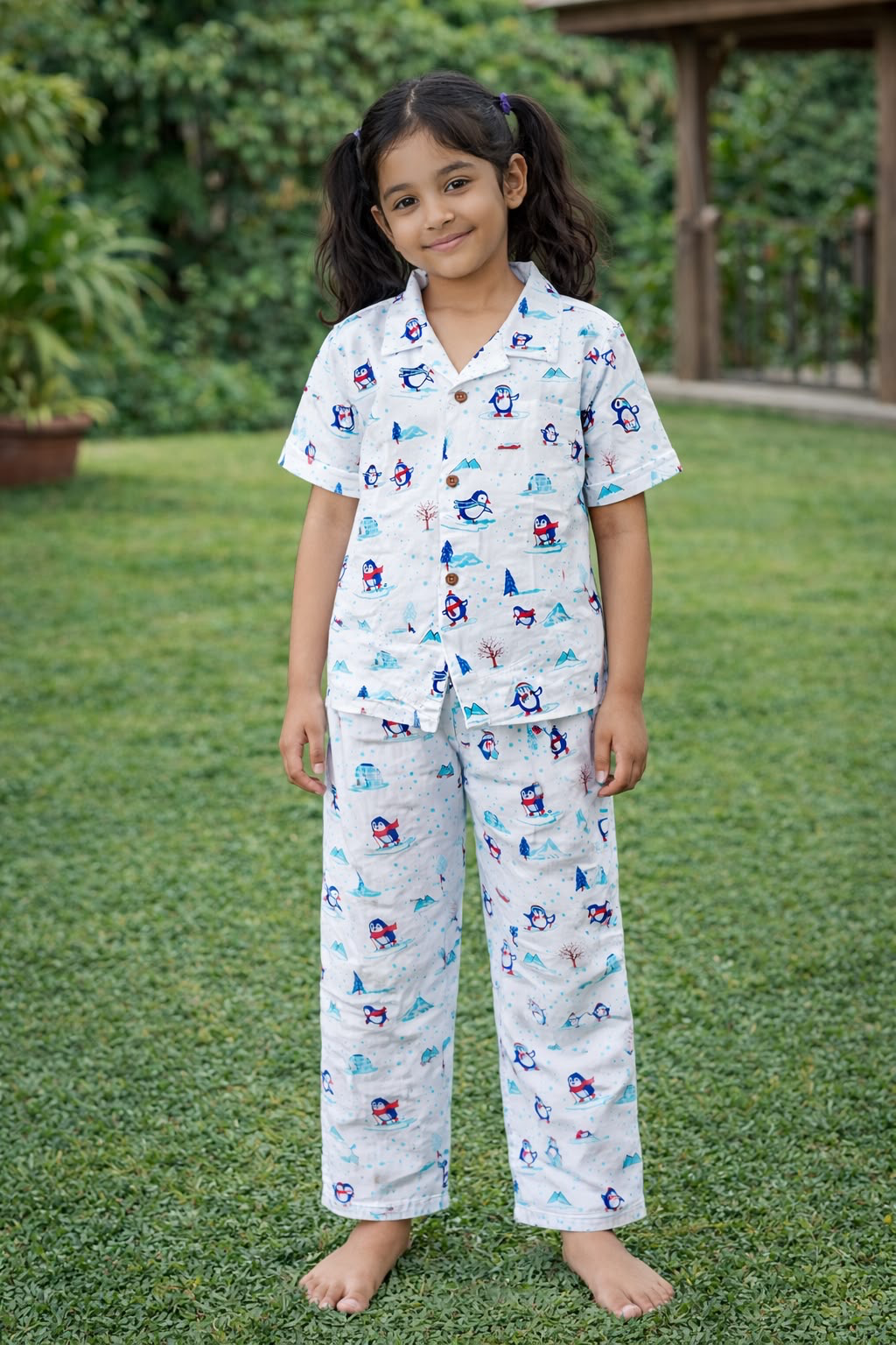 Polar Pals Muslin Pyjama Set