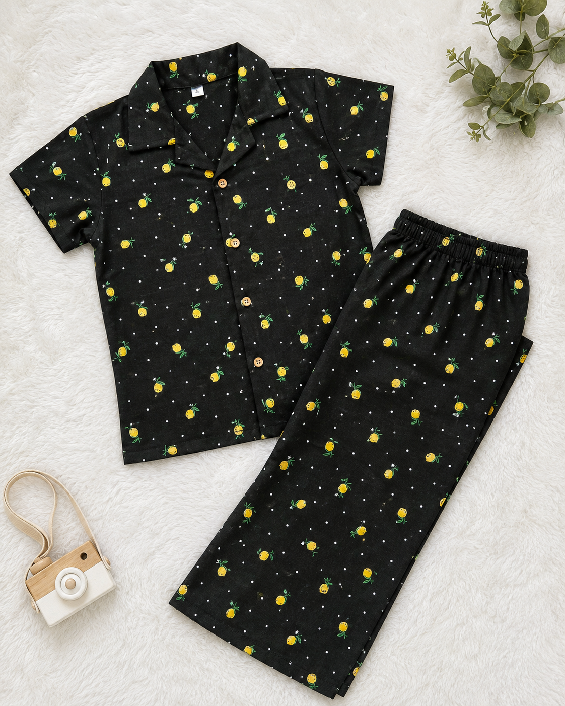 Midnight Pineapple Night Suit
