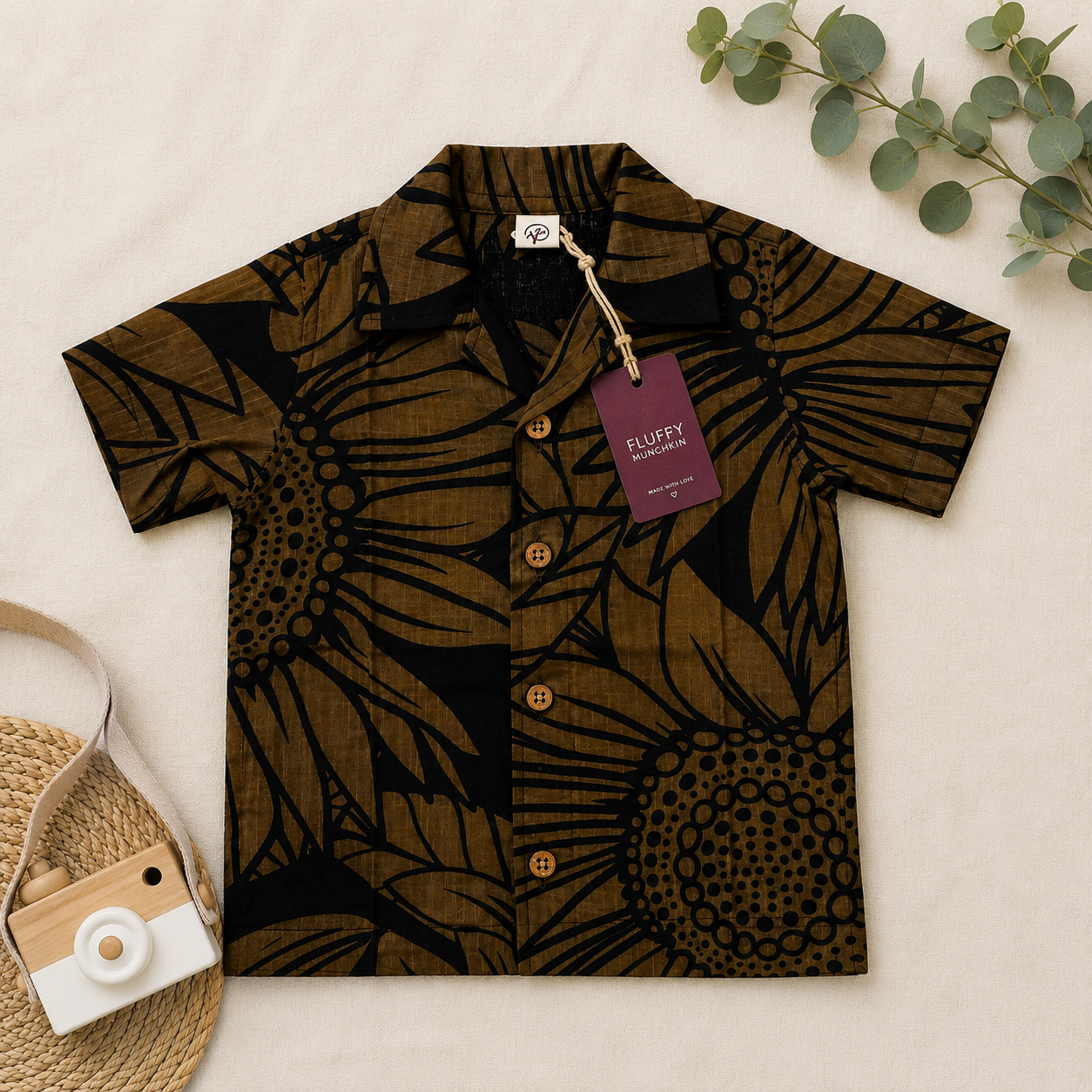 Earth Bloom Cotton Shirt