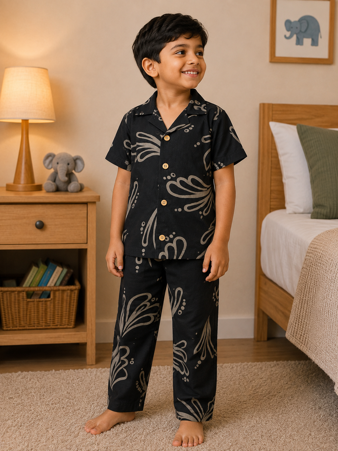 Midnight Meadow Pajama Set