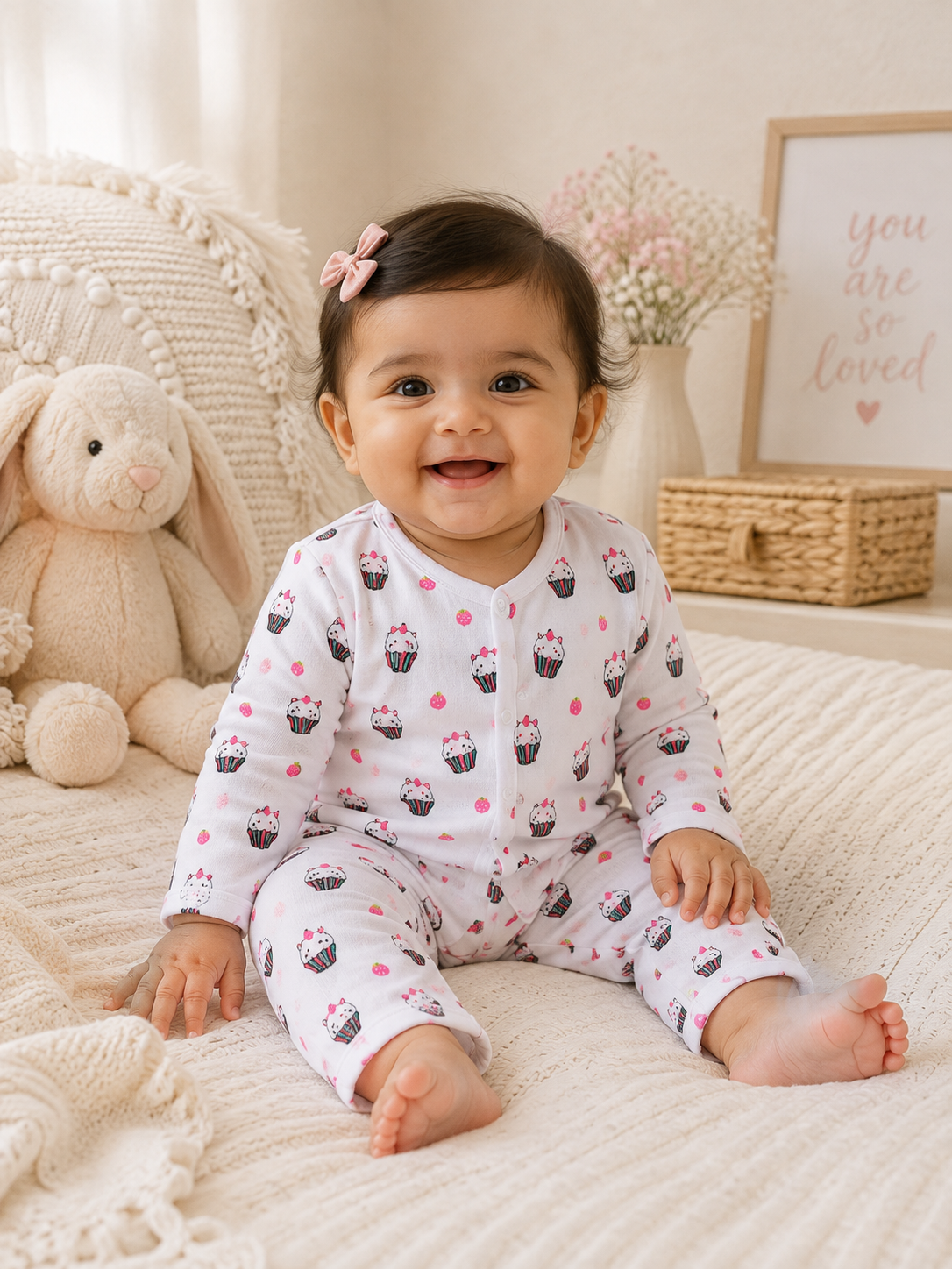 Pant set - Strawberry Kitty