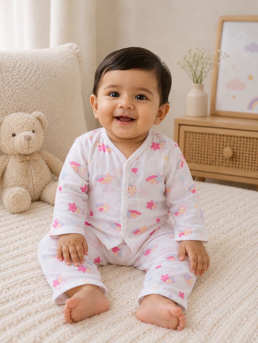 Muslin Pant set - Shooting stars