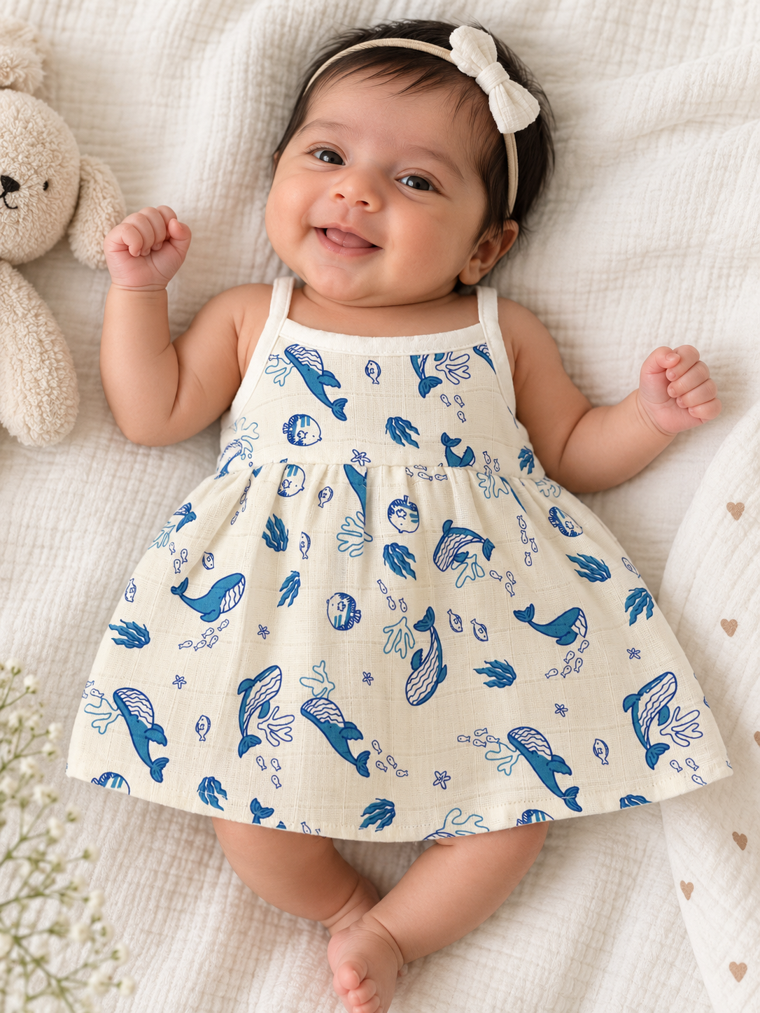 Ocean Whispers Frock ( SHOULDER KNOT STRAPS )