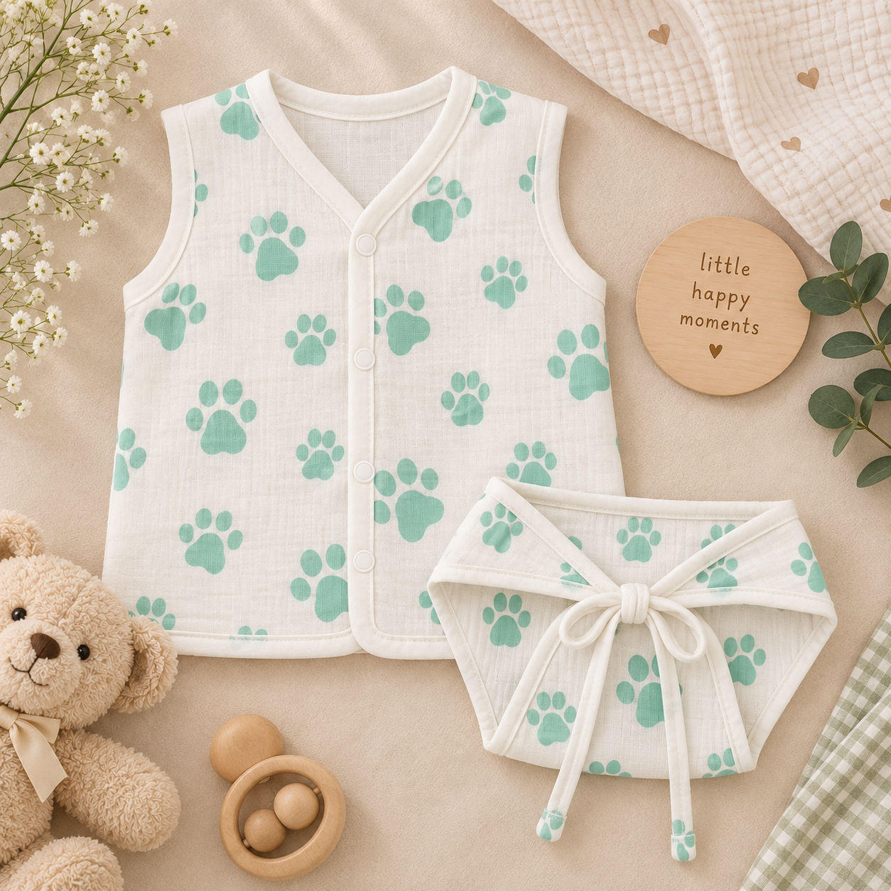 Little Paws Jabla & Nappy Set