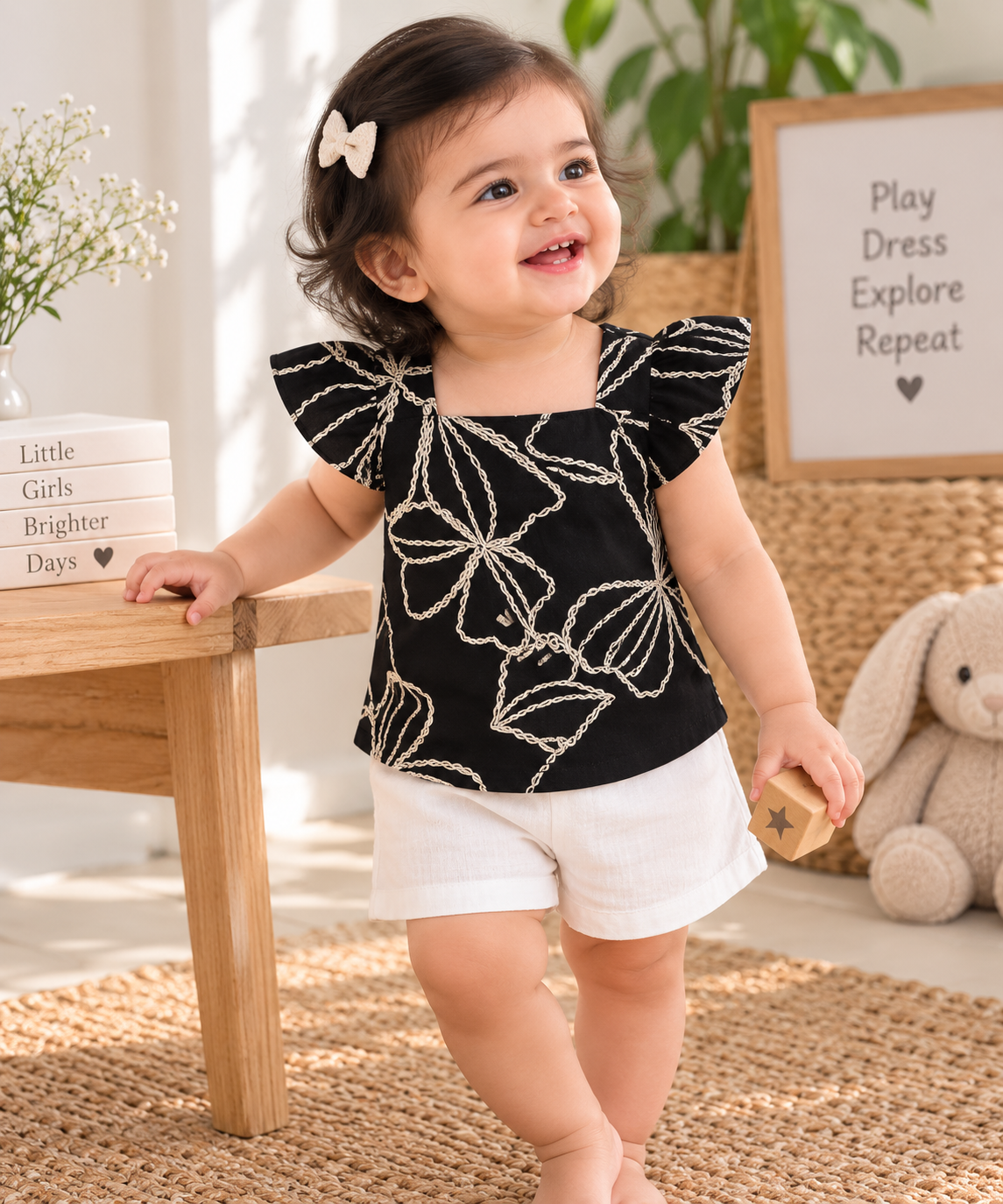 Midnight Bloom Co-ord Set