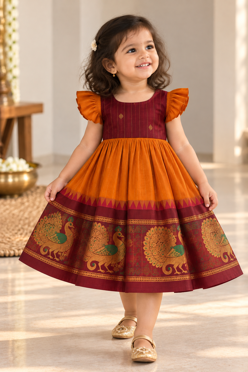 Traditional elegance for your little princess