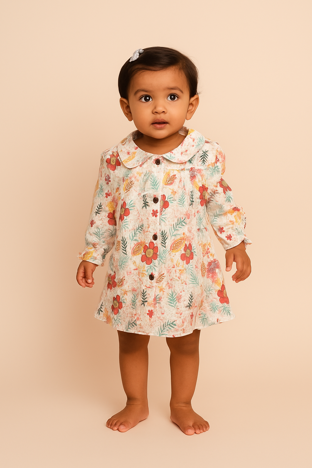 FULL SLEEVES MUSLIN FROCK