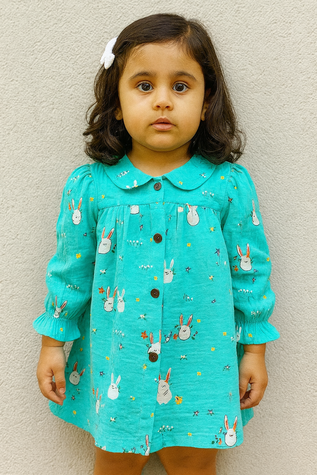 FULL SLEEVES MUSLIN FROCK