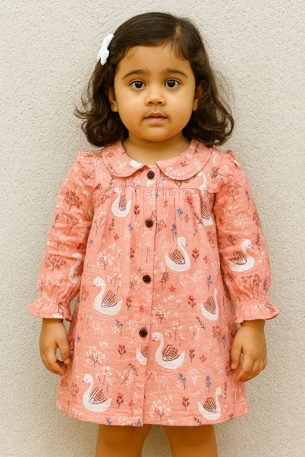 FULL SLEEVES MUSLIN FROCK