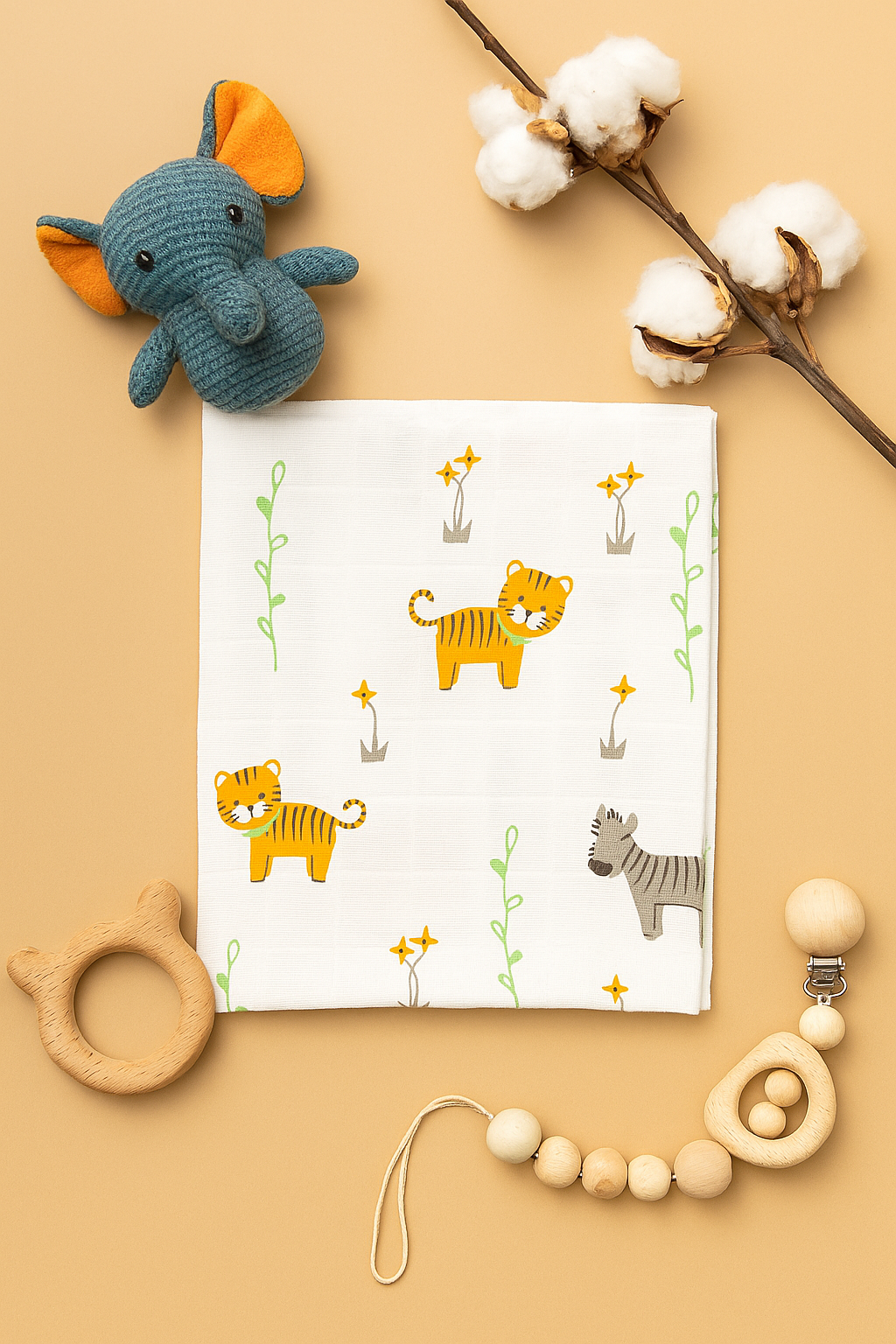 Organic Muslin Bath Towel