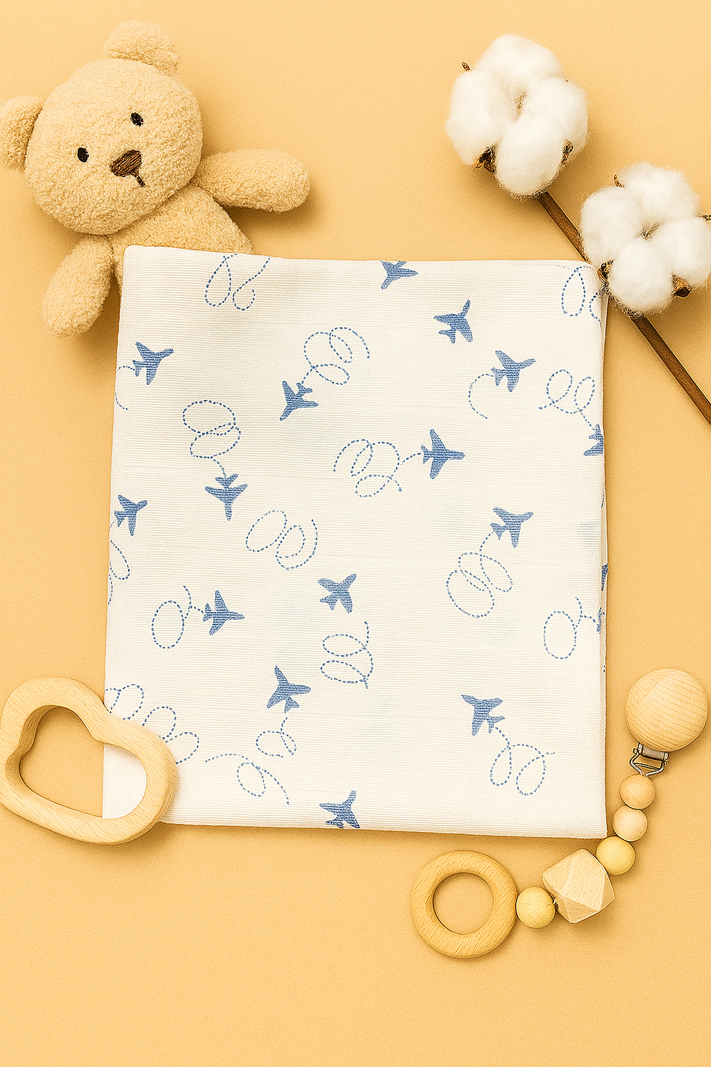 Organic Muslin Bath Towel