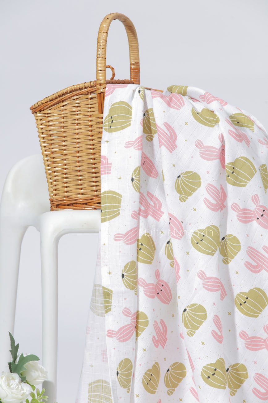 Muslin Swaddle - Cactus