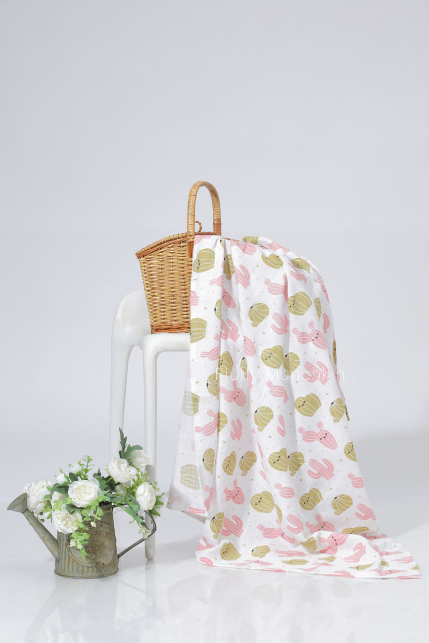 Muslin Swaddle - Cactus