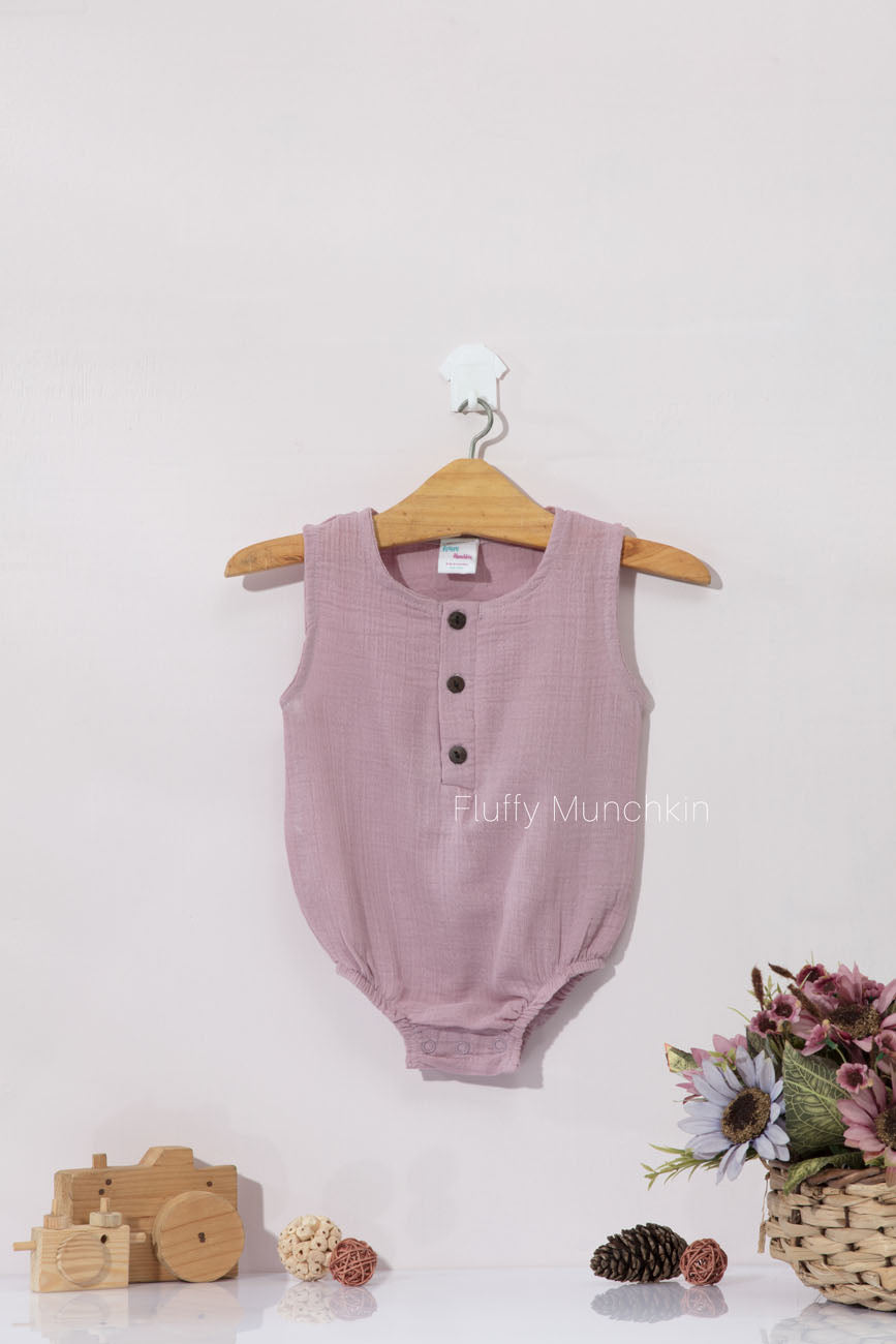 SLEEVELESS ONESIE - LILAC