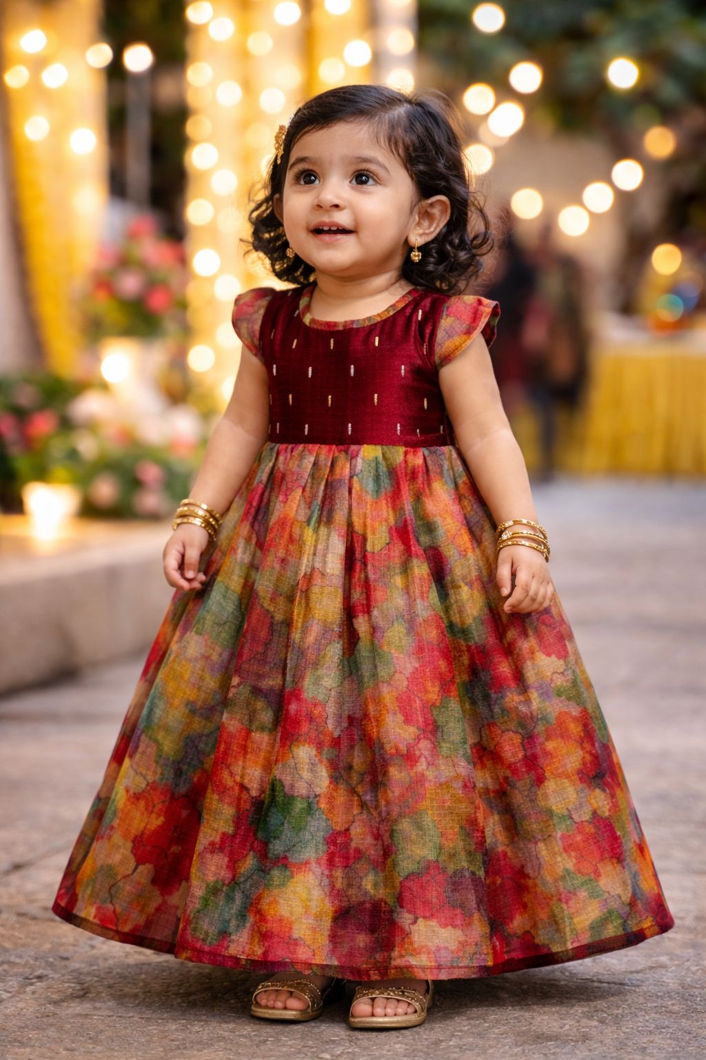 Ruby Bloom Festive Gown